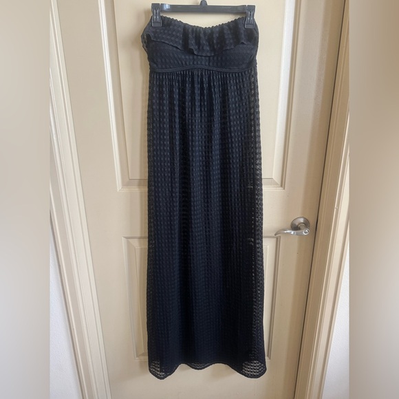 Kenneth Cole strapless lace maxi coverup size Medium - Picture 1 of 5